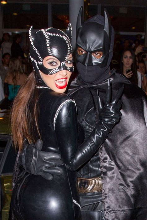 Kim Kardashian Cat Woman Costume At Halloween Party 29 Gotceleb