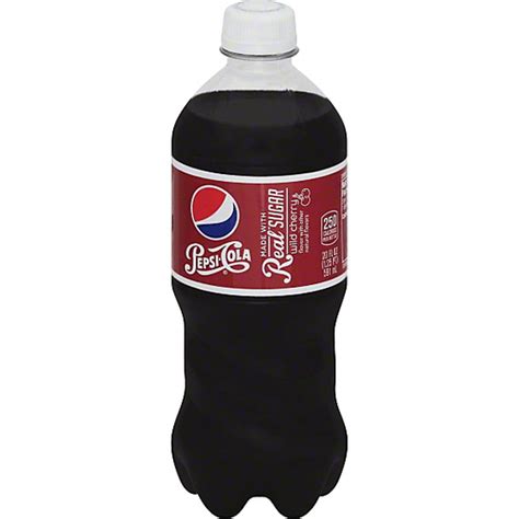 Pepsi Cola Made With Real Sugar Wild Cherry Beverages Carlie Cs
