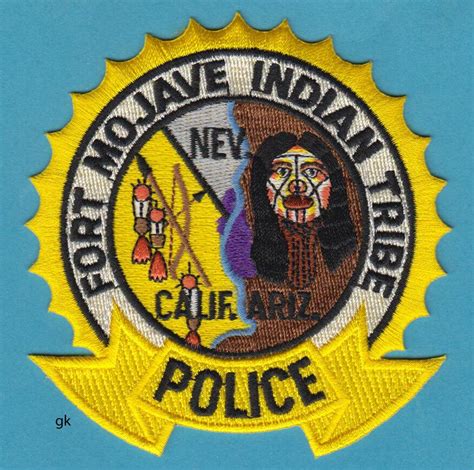 Fort Mojave Indian Tribe Tribal Police Shoulder Patch California Az