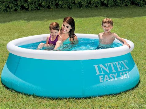 To convert from meters to feet and inches, multiply the value in meter (1.83) by 3.28 to get: Piscine autoportée Intex Easy Set 1,83 x 0,51 m