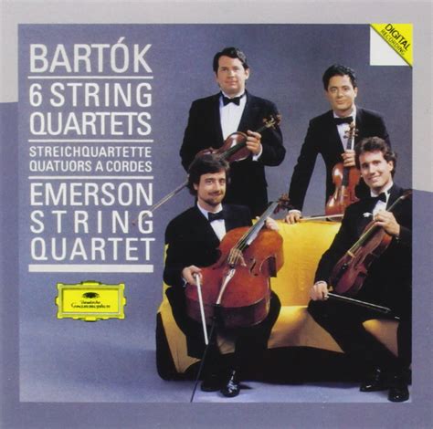 emerson string quartet bartok the 6 string quartets 2 cd music