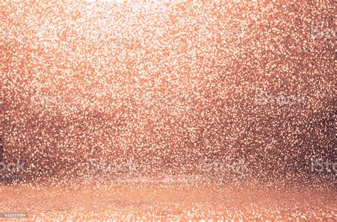 Rose Gold Glitter Background Stock Photo Download Image