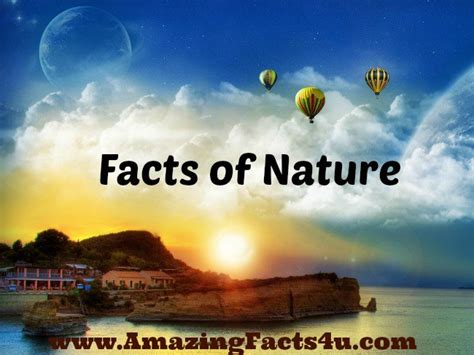 40 Amazing Nature Facts To Astonish You Part 1