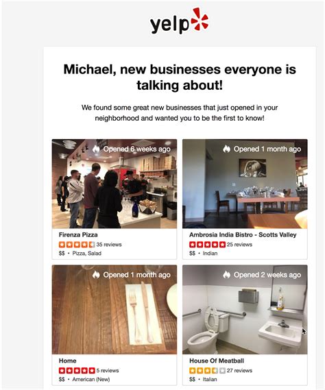 So Yelp spams unfortunate pics from new restaurants : r/funny