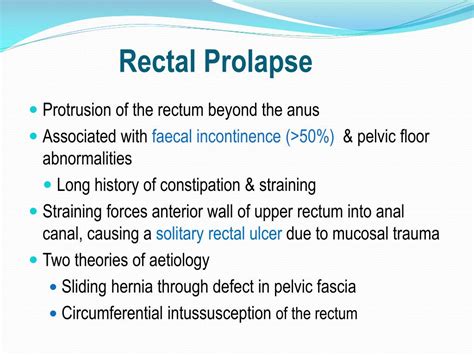 ppt rectal prolapse and its laparoscopic management a video presentation powerpoint