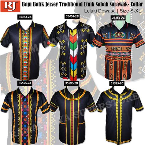 Baju siap dgn songket batik sarawak mp3 & mp4. HOT&Wholesale🔥 Baju batik jersey Unisex traditional etnik ...