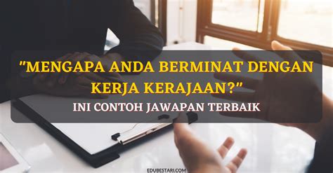 Cara Menjawab Soalan Temuduga Kenaikan Pangkat