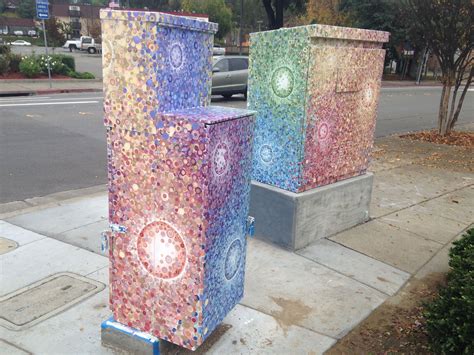 Utility Box Mural In Hayward By Christine Pacheco Box Art Street Art