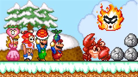 Super Mario Bros SNES Redrawn Edition Fryguy Clawgrip ᴴᴰ YouTube