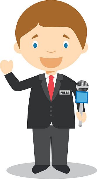 Best Child Reporter Illustrations Royalty Free Vector