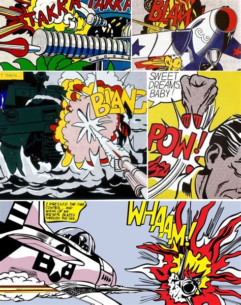 Roy Lichtenstein Pop Art Lichtenstein Explosions 1960scomic Strips