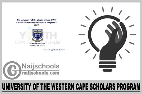 University Of The Western Cape Scholars Program 2023 Naijschools