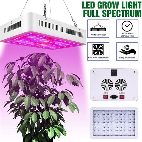 W Led Grow Light Spectrum Full Indoor Hydroponic Veg Flower Plant