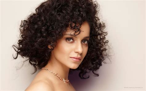 Kangana Ranaut Curly Hairstyle Wallpapers Share