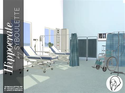 Hippocrate Medical Cc Sims 4 Syboulette Custom Content For The Sims 4