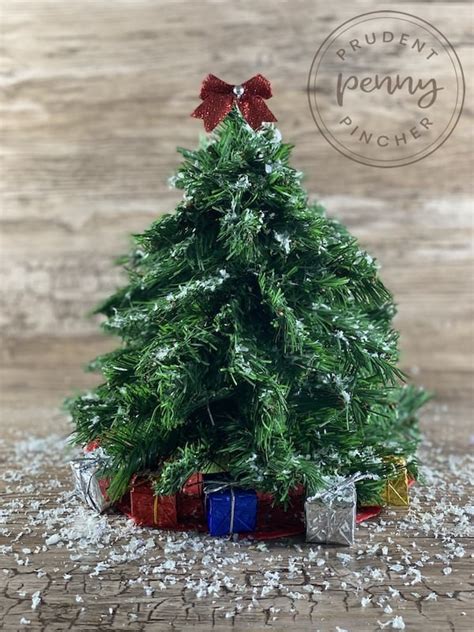 50 Diy Mini Christmas Tree Crafts Prudent Penny Pincher