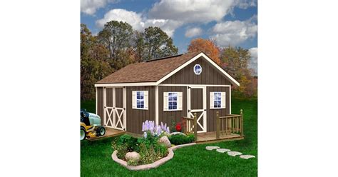 You need storage space, but storage sheds do more than provide space for lawn care equipment, tools, and toys. Best Barns Fairview Gable Engineered Storage Shed | Tiny Homes That Can Be Converted Into ...