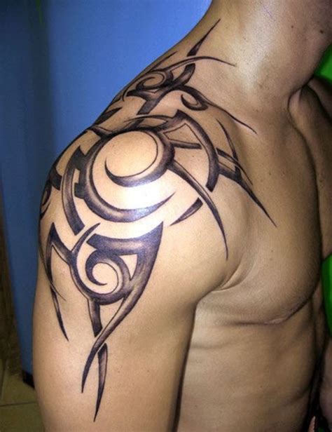 Upper Back Shoulder Blade Tattoo Designs For Men Tattoo