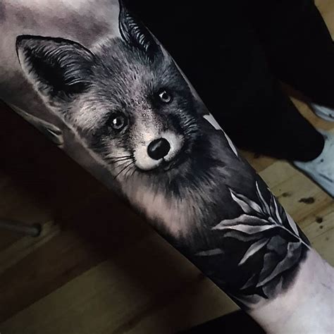 Fluffy Fox Animal Tattoos Fox Tattoo Wildlife Tattoo