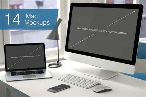 35 Desktop Computer Mockup Templates Design Shack