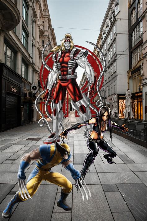 Wolverine And X 23 Vs Omega Red By Dreddzilla On Deviantart
