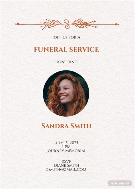 Funeral Invitation Reception Invitations Invitation Cards Funeral