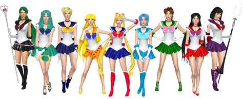 Sailor Moon Hair And Clothing For The Sims 4