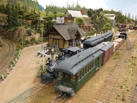 Beautiful Scene Captures The Old West Model Railroad Model Trains