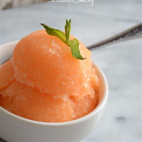 Cantaloupe Mint Granita Sarcastic Cooking