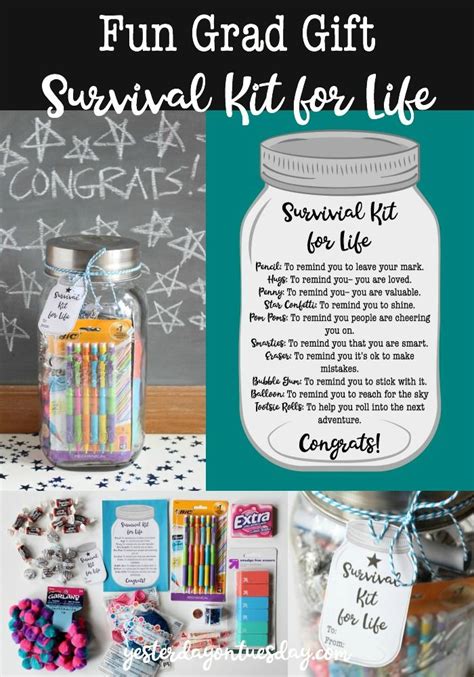 Fun Grad T Survival Kit For Life A Cute And Budget Friendly