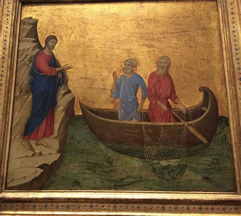 The Calling Of The Apostles Peter And Andrew By Duccio Di Buoninsegna Pic Taken At The