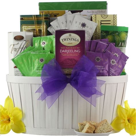 Afternoon Tea Gourmet Tea Gift Basket Tea Gift Baskets Tea Gifts