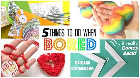 5 Great Diys Things To Do When Bored Diys For Boring Days