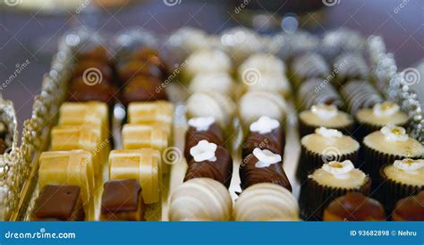 Assorted Sweets On Party Table Stock Photo Image Of Decoration