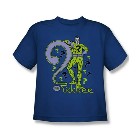 Riddler The The Riddler The Riddler Big Boys Ss T Shirt In Royal By