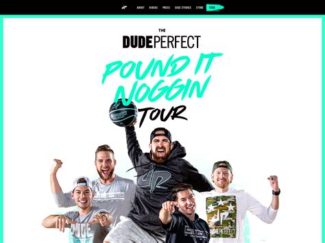 Dude Perfect Tour 2019 Pound It Noggin By Caleb Sylvest For Spacetime