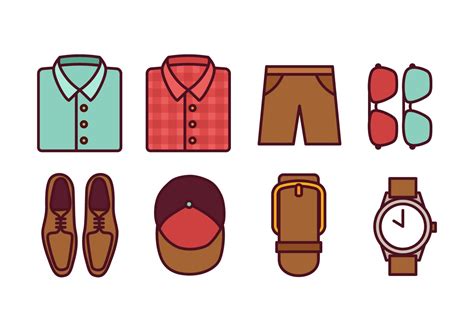 Men Fashion Icon Pack 149352 Vector Art At Vecteezy