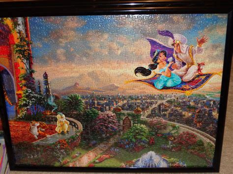 Thomas Kinkade Aladdin 8 X 10 Gallery Wrapped Canvas Disney