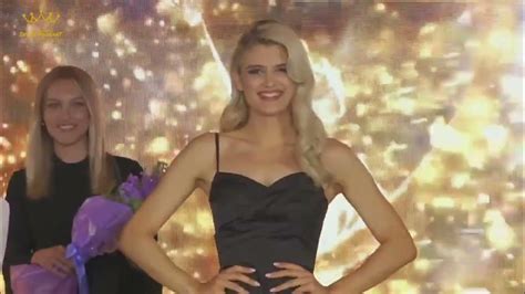 Crowning Moment Miss Universe Hrvatska 2022 Arijana Podgajski Youtube