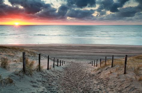 Sand Path To North Sea Beach At Sunset By Olha Rohulya 500px Ocean