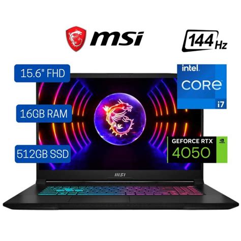 Laptop Msi Cyborg 15 A13ve 218us 156fhdintei7 13620hram16gb