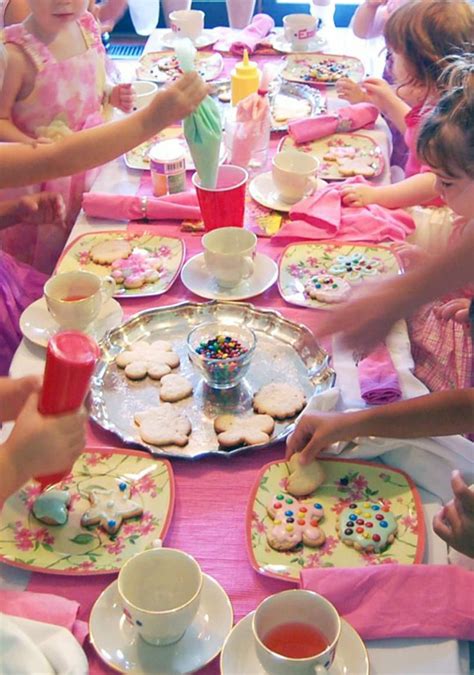 Best Kids Parties Toddler Tea Party Cookie Decorating Party Tea