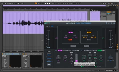 Antares Auto Tune Vocal Compressor Intelligent Dual Compression With