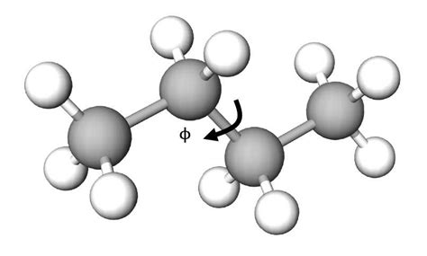 The Butane Molecule The Carbon Atoms Are Grey And Hydrogen Is White