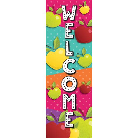 Awesome Apples Welcome Banner Tcr60249 Teacher Created Resources