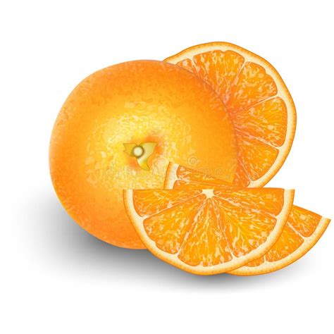 Fruit Orange Pour Le Jus Frais Agrume 3d Mûr Orange Réaliste I