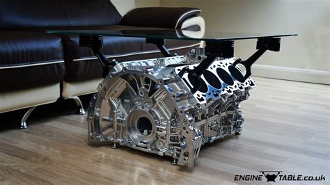 It can be a great gift idea for your father, spouse or anyone who is a car enthusiast. V8 Engine Coffee Table - Rascalartsnyc