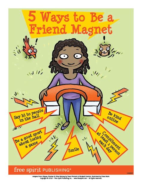 Free Classroom Poster Help Kids Learn To Make Friends With 5 Ways To