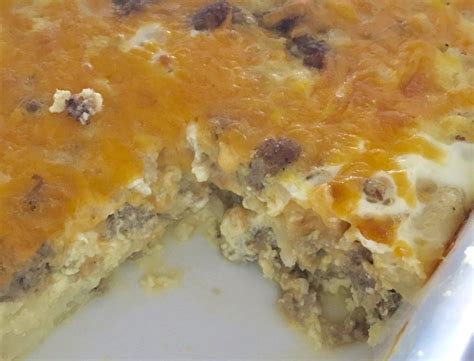 Let set 20 minutes before serving. Sausage Hash Brown Breakfast Casserole | Recipe (With ...
