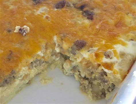 Jimmy dean once said, sausage is a great deal like life. Sausage Hash Brown Breakfast Casserole | Recipe (With ...
